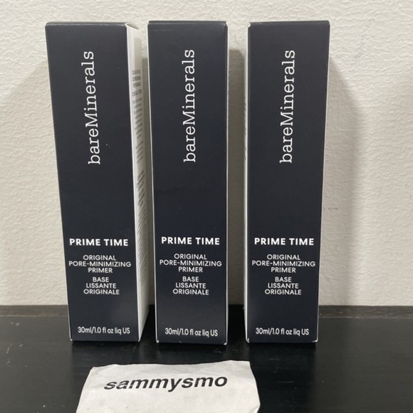bareMinerals Prime Time Original Pore Minimizing Primer 1 oz x3 - Picture 1 of 4